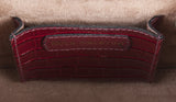 Leia Red Croc Print Mini Bag
