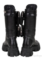 Black Monolith Leather Boots