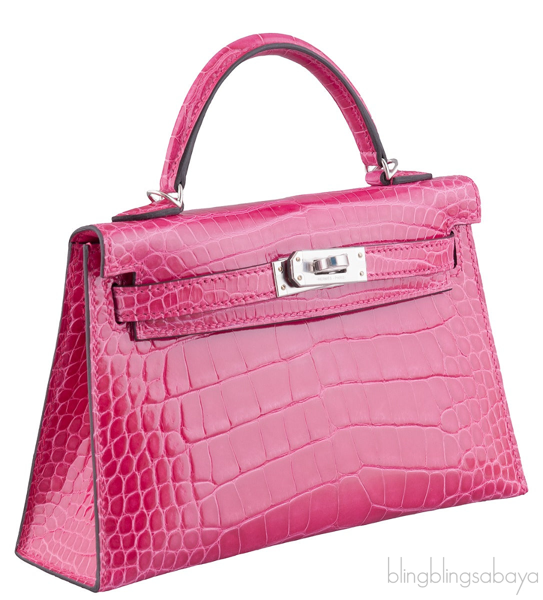 Kelly 20 Rose Mexico Crocodile PHW