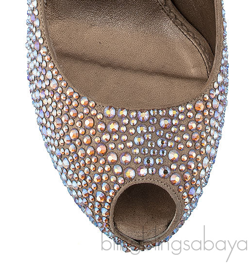 Crystal Embellished Pump