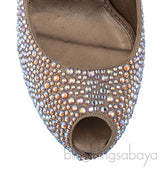 Crystal Embellished Pump