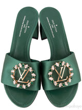 Madeleine Emerald Green Mule