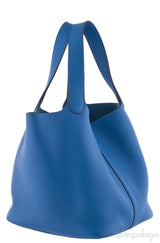 Blue Picotin Lock Togo PHW*