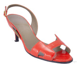 Night 70 Red Orange Slingback