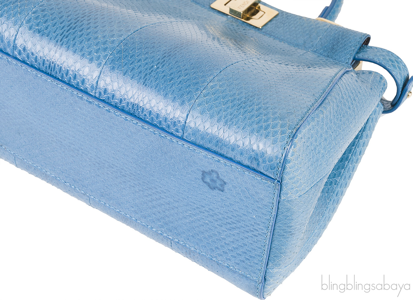 Blue Python Mini Peekaboo