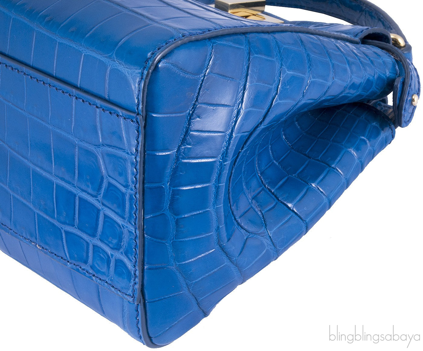 Mini Blue Crocodile Peekaboo