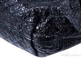 Black Patent XXL Symbol Tote
