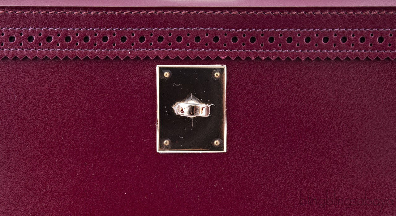 Kelly 35 Ghillies Rubis Tadelakt