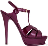 Tribute Patent Textured Leather
