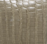 Hermes Birkin 25 Gris Tourterelle Crocodile GHW