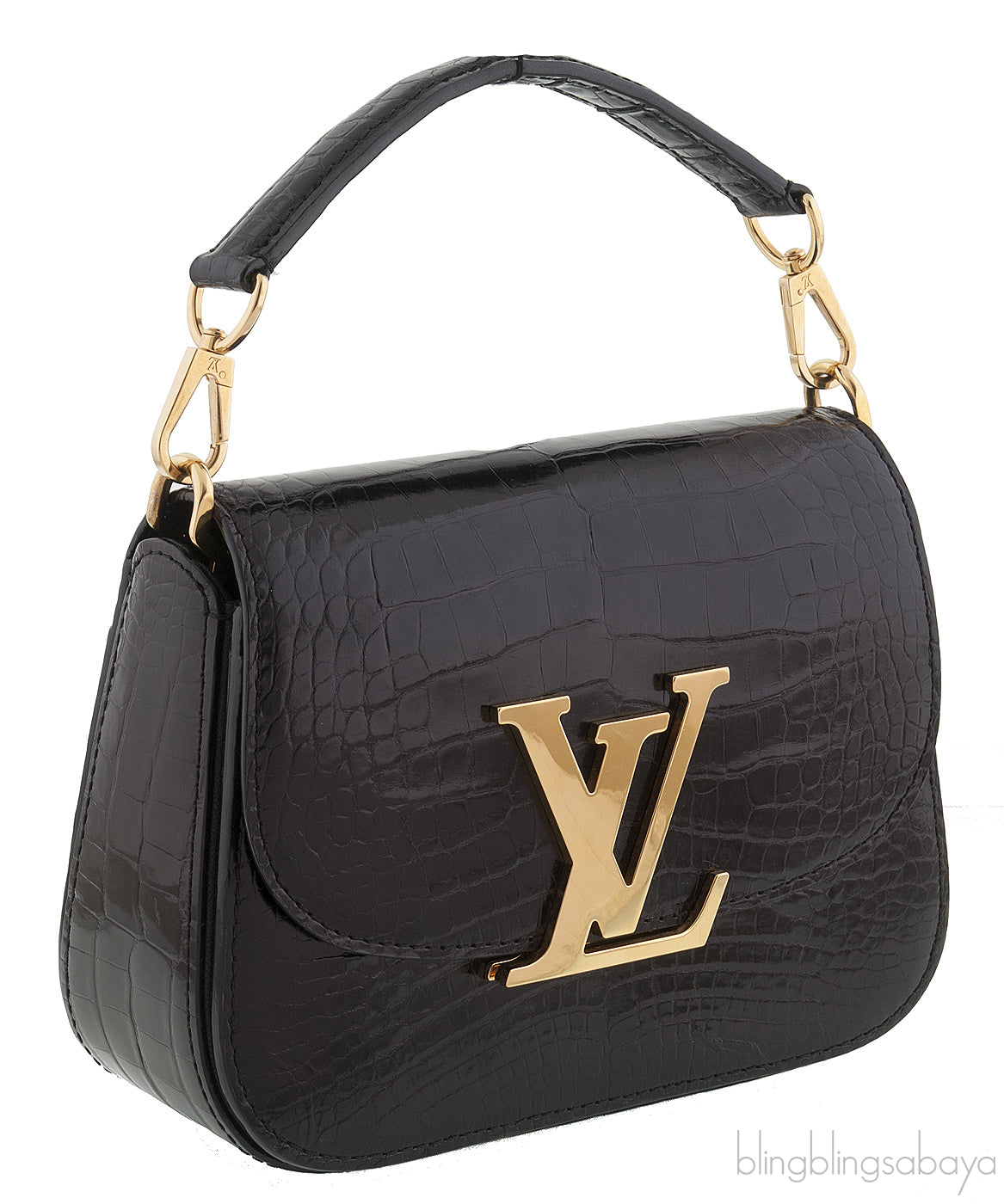 Vivienne Croc Shoulder Bag
