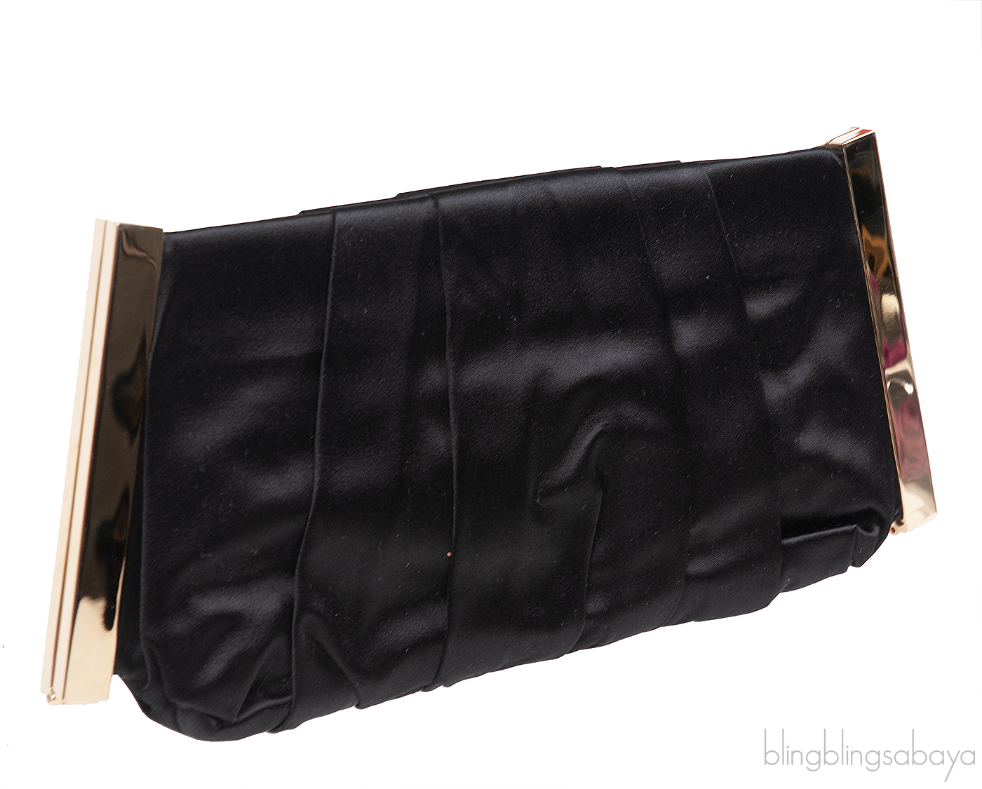 Dolce & Gabbana Miss Lady Black Satin Clutch