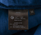 Norlia Blue Linen Midi Dress