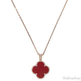 Van Cleef & Arpels Secret  Pendant Watch Carnelian Necklace