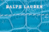 Ricky Blue Green Alligator Bag