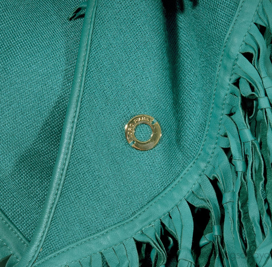 Triangular Fringed Cashmere Shawl