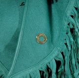 Triangular Fringed Cashmere Shawl