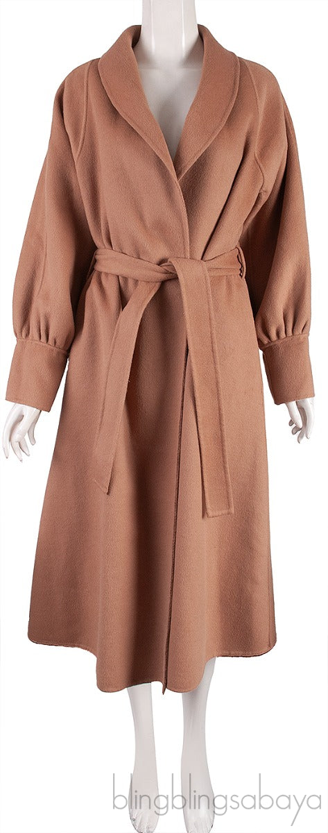 Brown Belted Trench Coat