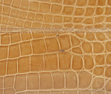 Brown Crocodile Large Handbag