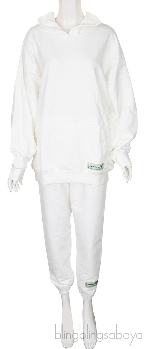White Hoodie & Trouser