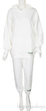White Hoodie & Trouser