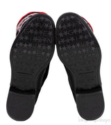 Black Over the Knee High Knit-sock Boots