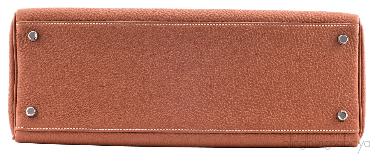 Kelly 35 Gold Togo