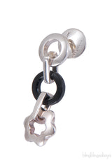 Silver Onyx Drop Earrings