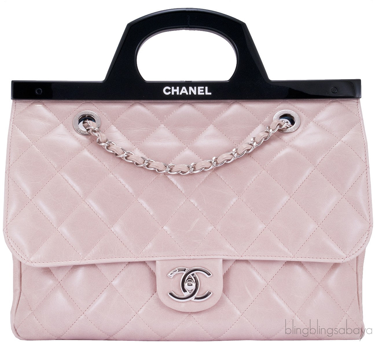 CC Pink Delivery Quilted Tote Bag