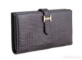 Bearn Amethyst Crocodile Wallet