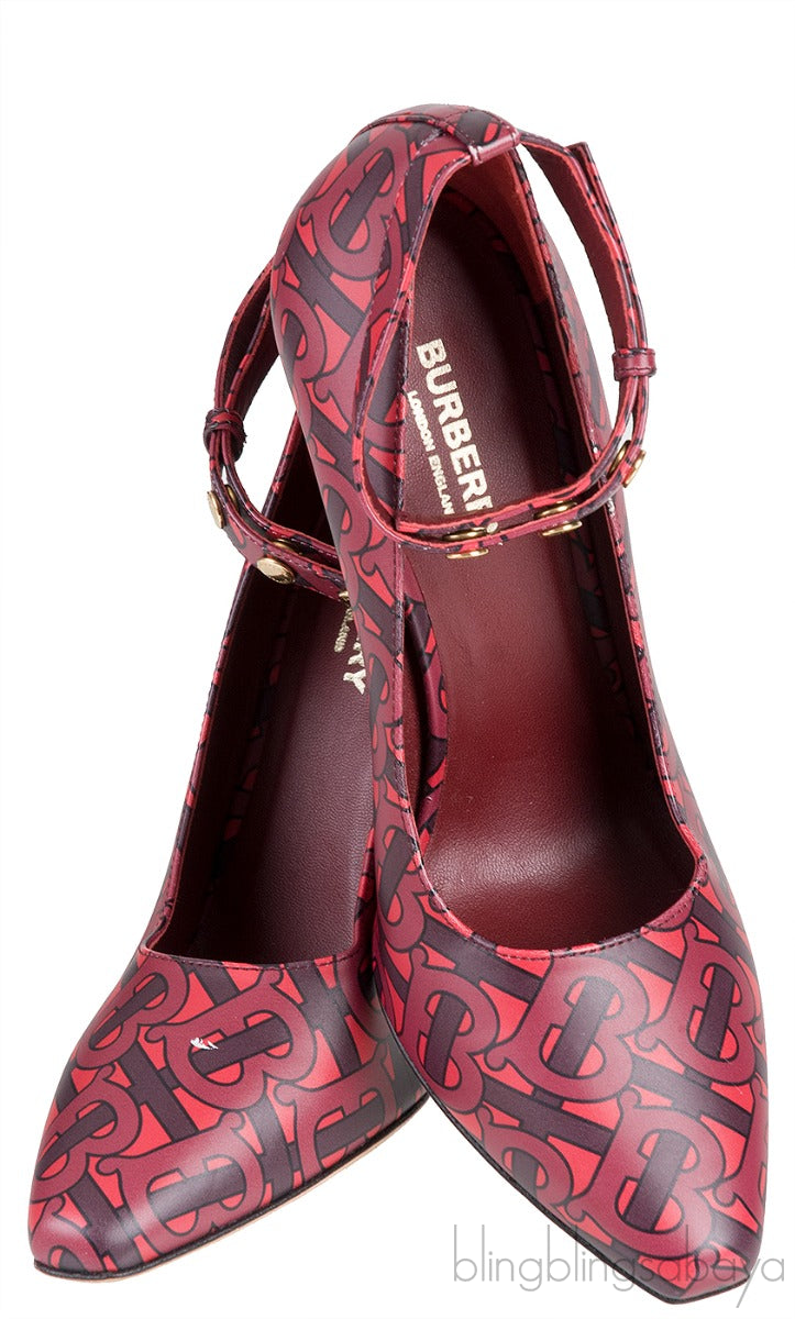 Red Wiltkin Logo Print Slingback