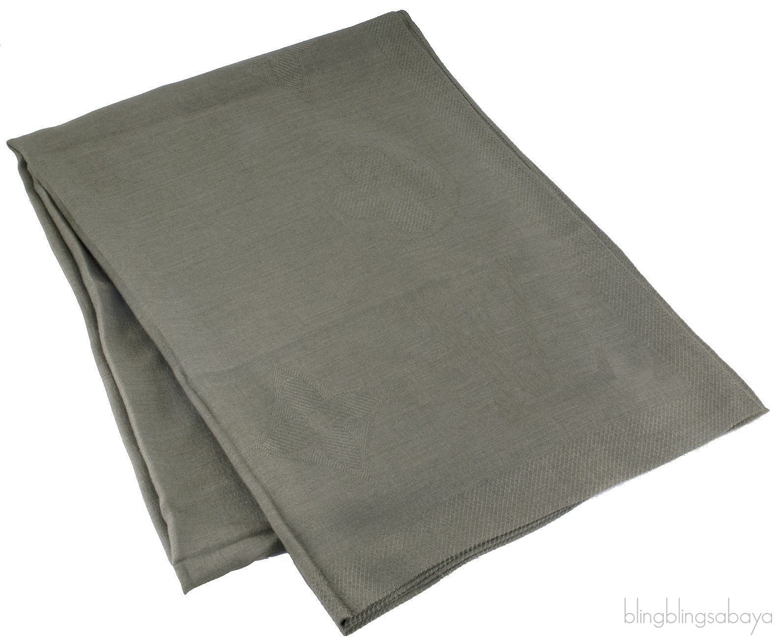 Logomania Green Cashmere Shawl