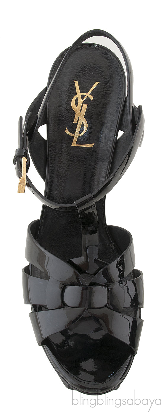 Tribute Black Patent Heels