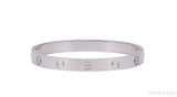 White Gold LOVE Bracelet