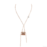 Precieux H Kelly Diamond Rose Gold Necklace