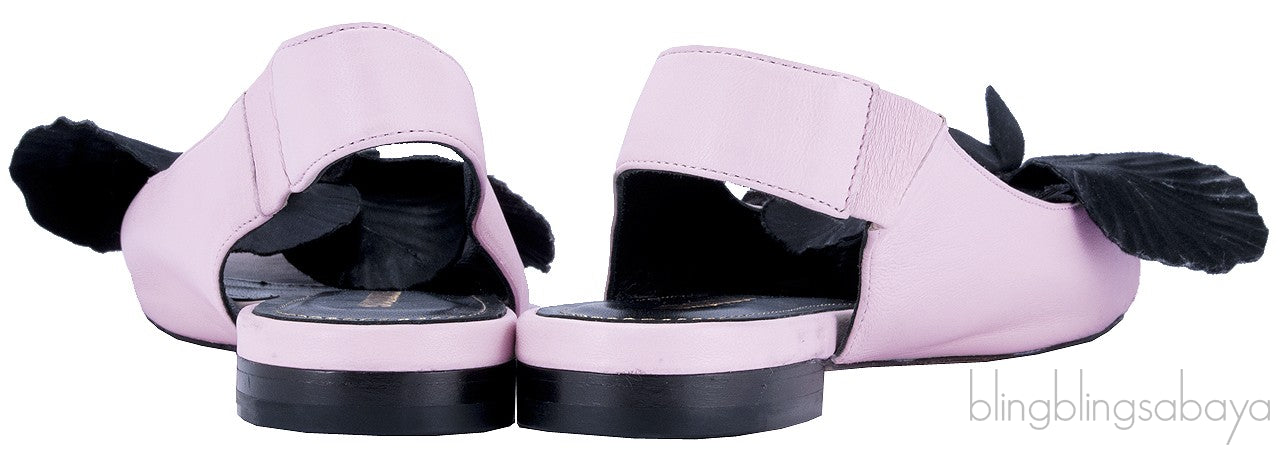 Pink Slingback Flats