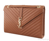 Brown Large Envelope Bag