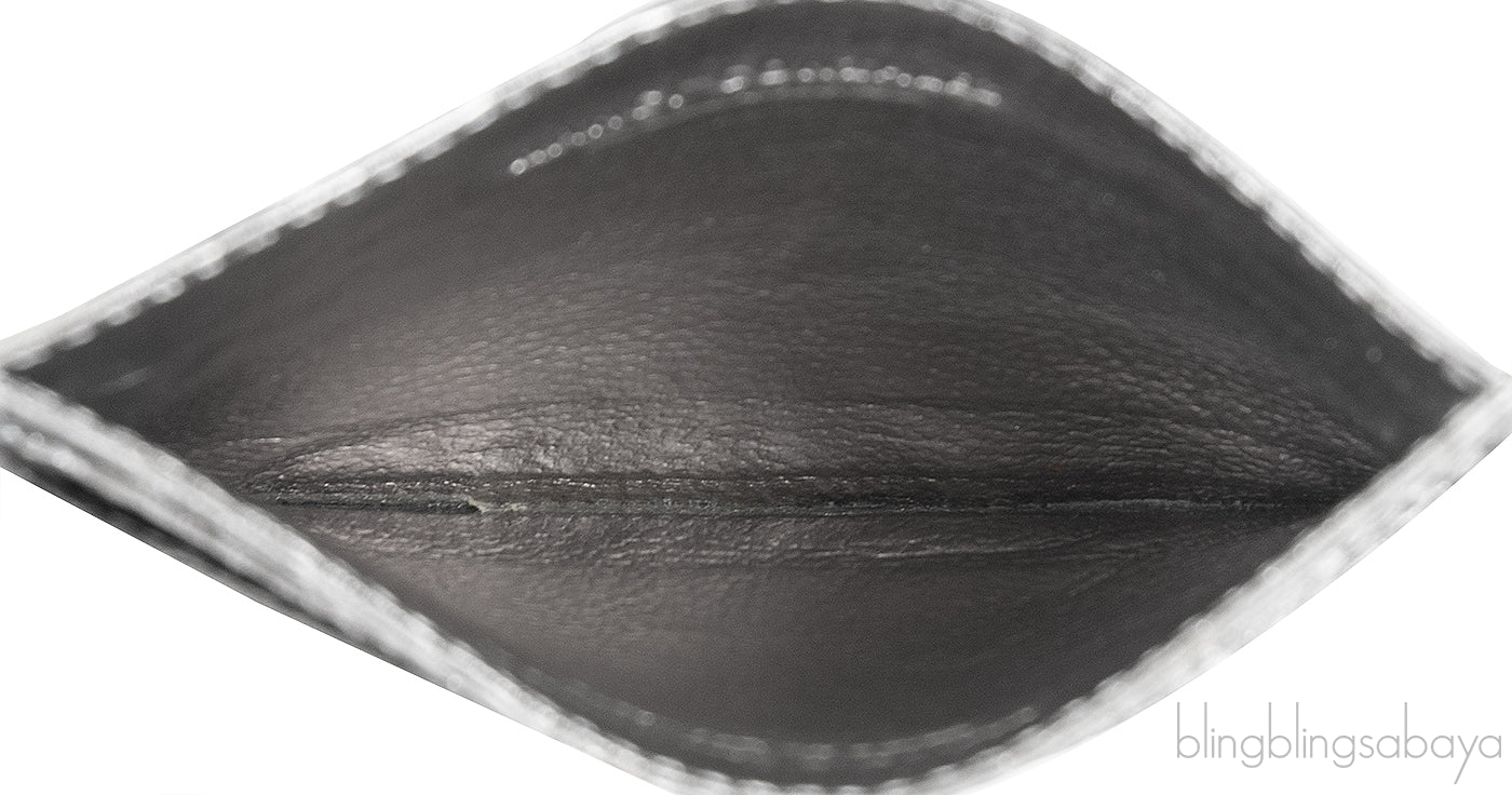 Silver Crocodile Card Holder