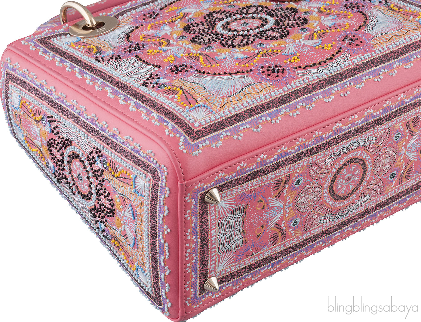 Lady Dior Multicolor Light Pearls & Thread Embroidery