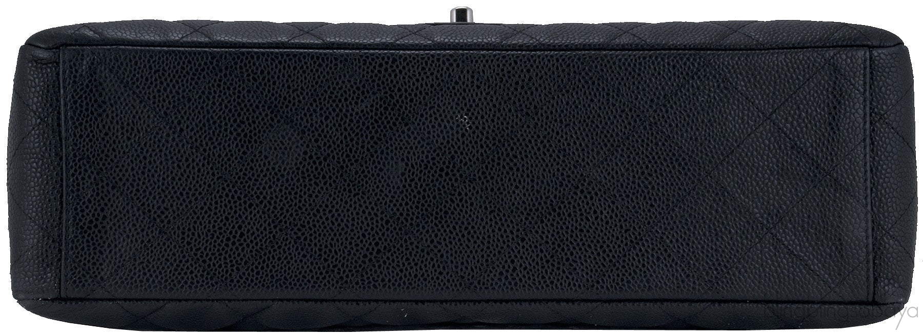 Black Caviar Maxi Flap Bag PHW