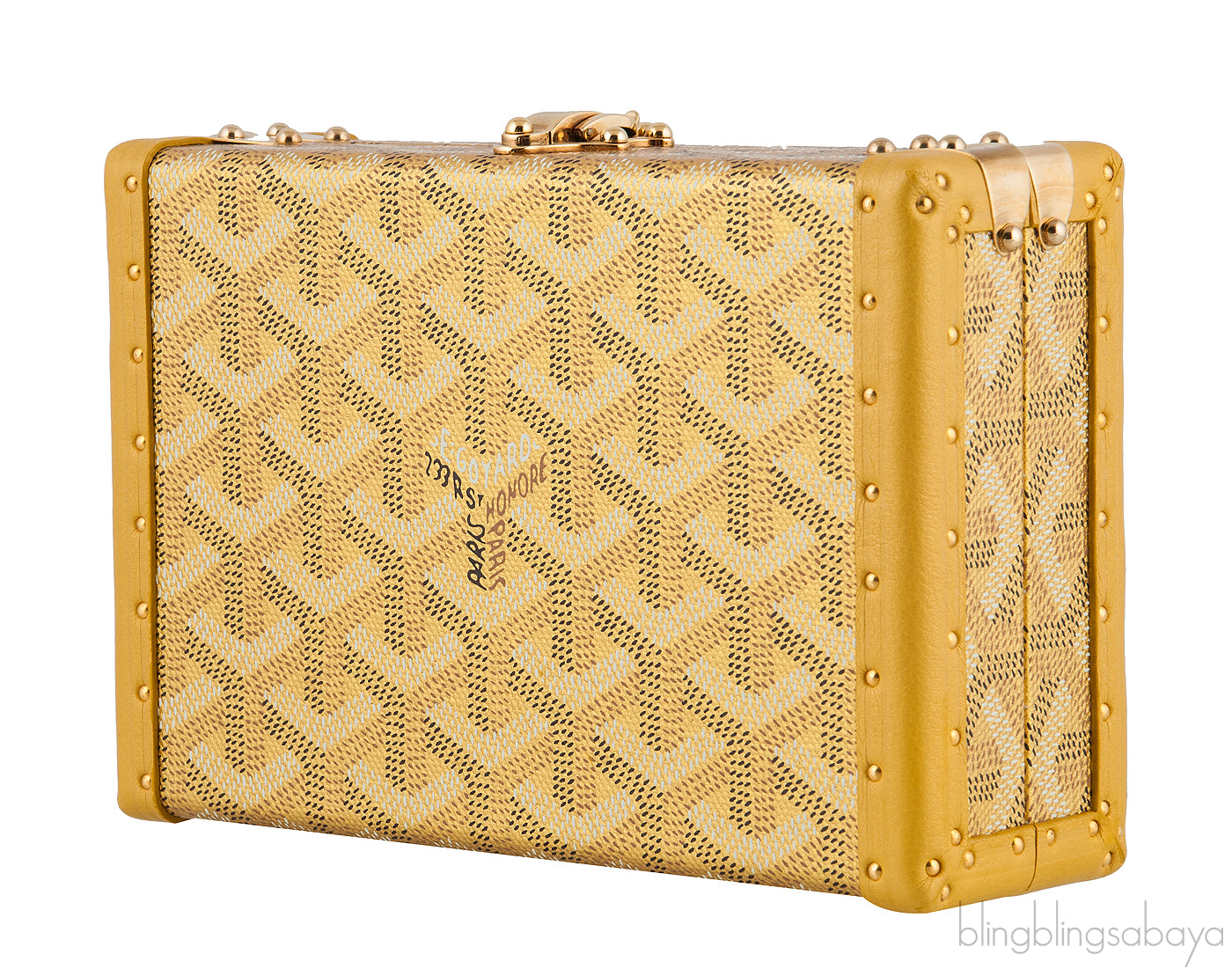 Mini Minaudiere Trunk Yellow