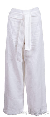 White Linen Trouser