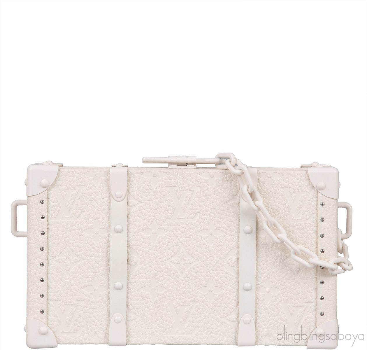Monogram Powder White Wallet Trunk