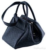 Lindy Black Ostrich