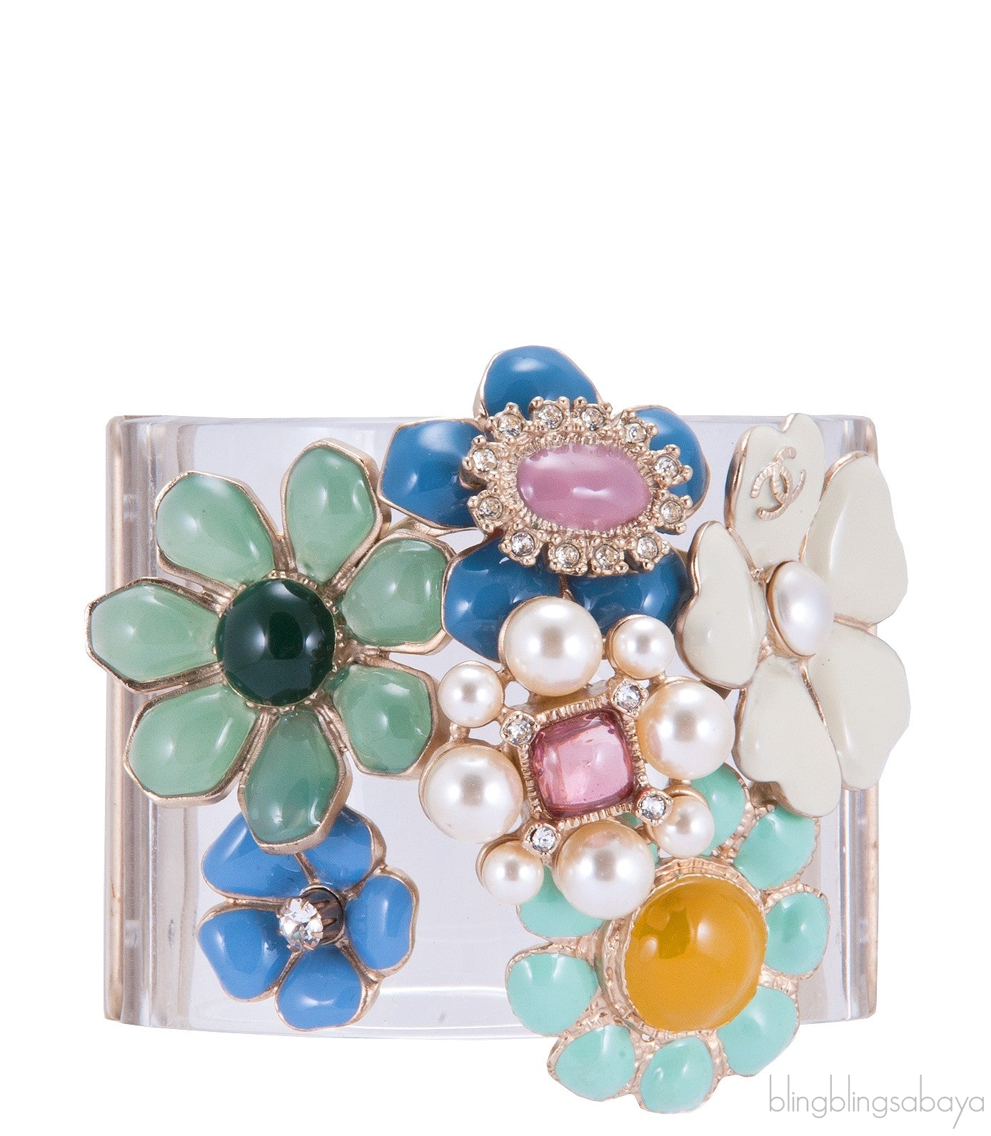 Camelia Garden Floral Bangle