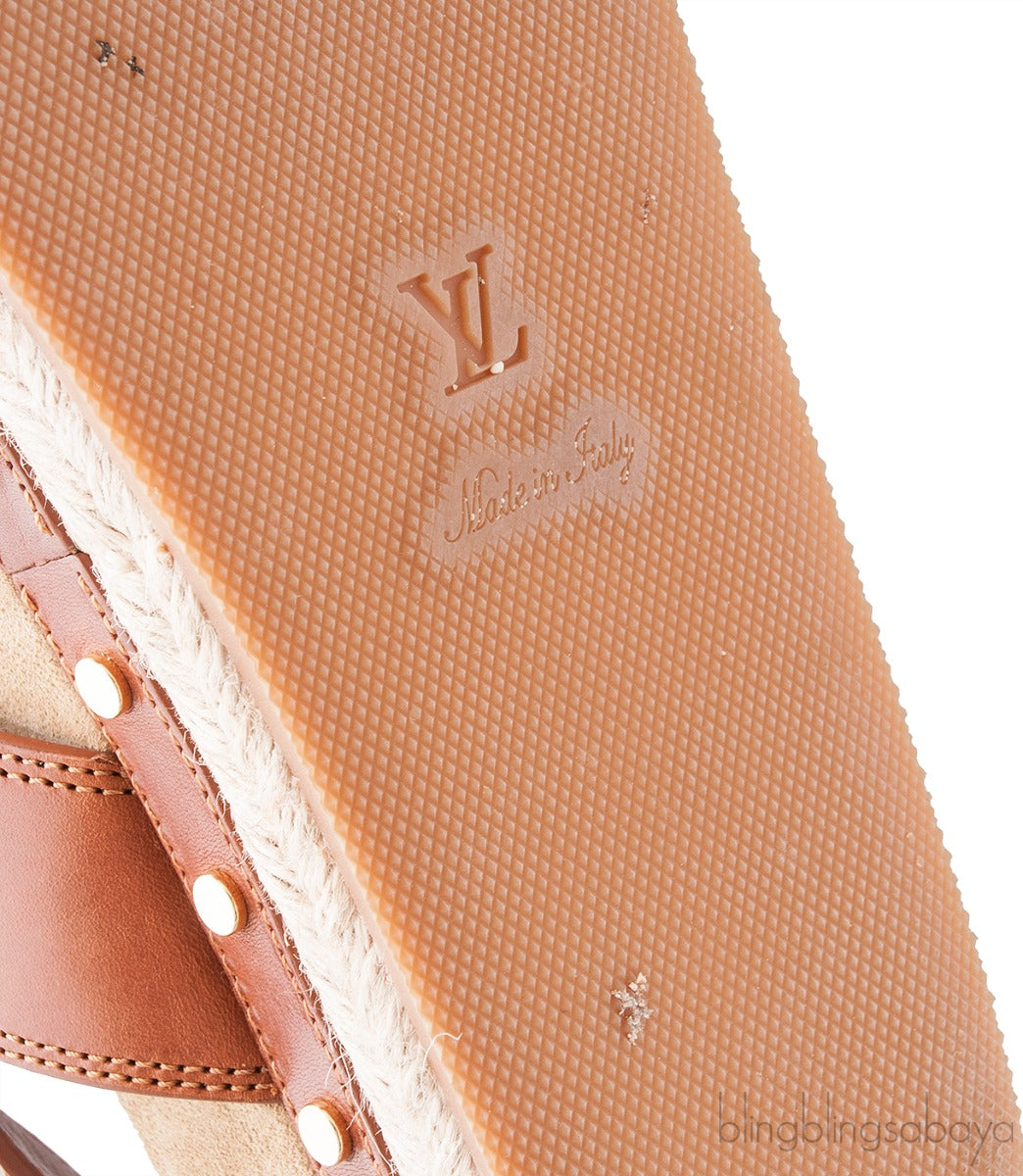 Monogram Platform Sandals