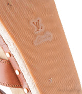 Monogram Platform Sandals