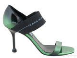 Elasticated Logo Strap Sandals