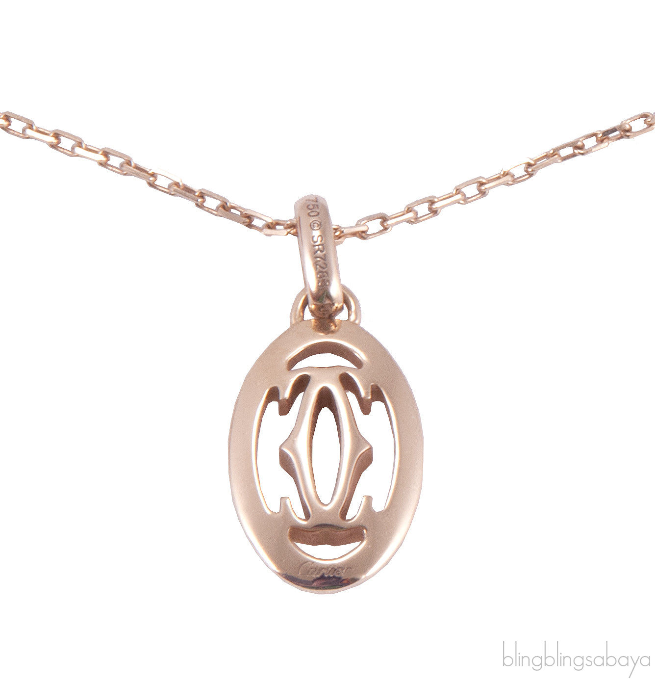 Logo Double C Diamond Necklace