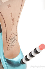 Pom Pom Detail Cut-out Sandals